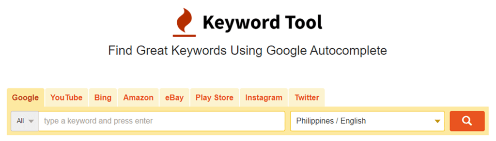 Keyword Tool Image